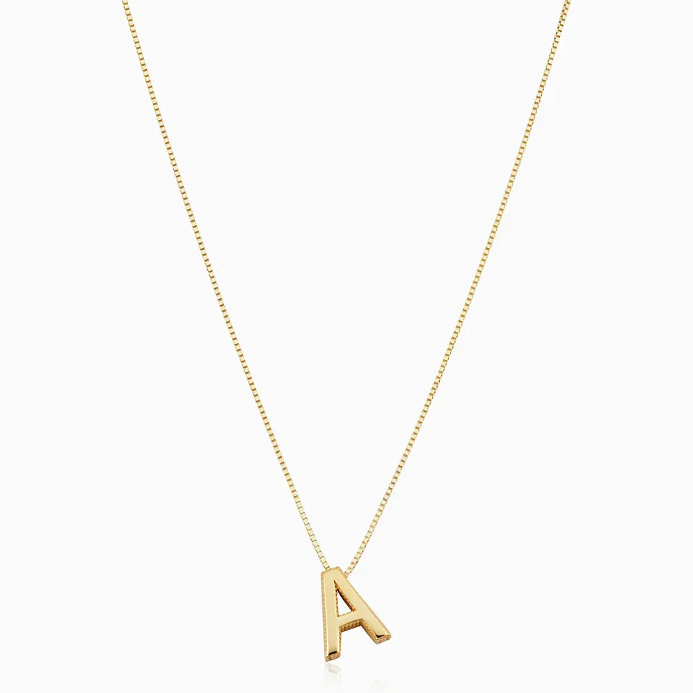 Collar con Inicial Letra de Amor