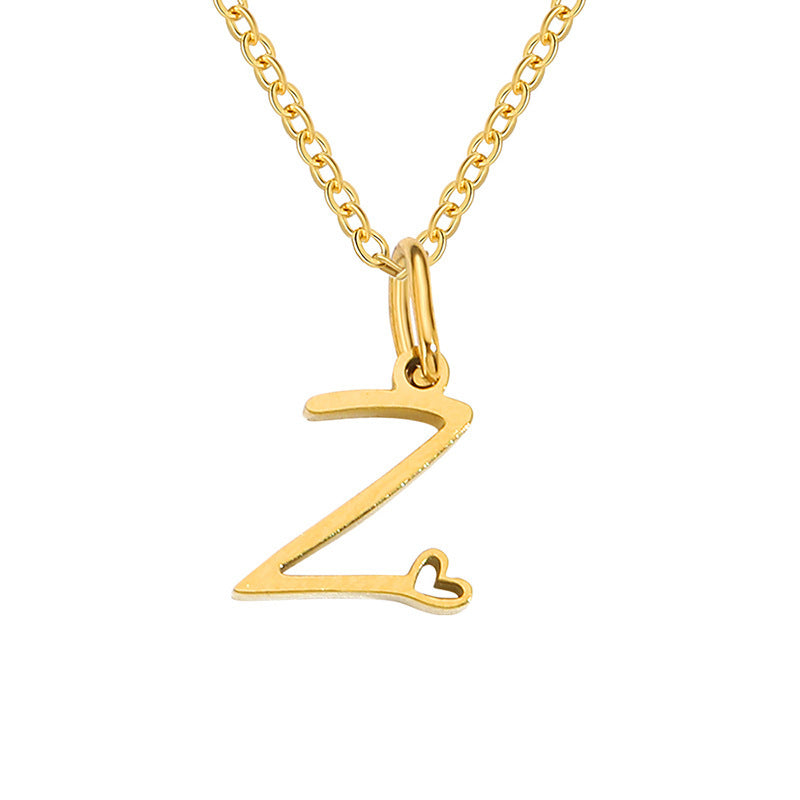 Collar con Inicial Corazón
