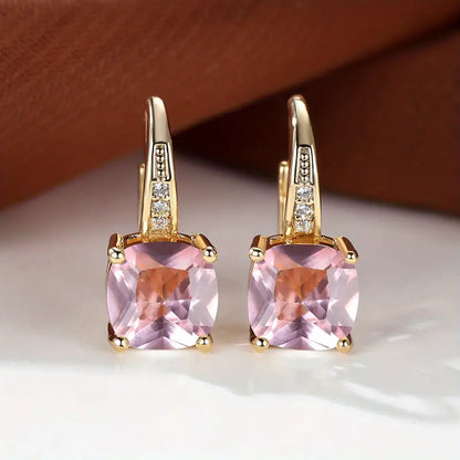 Aretes Argolla con Piedra Misteriosa