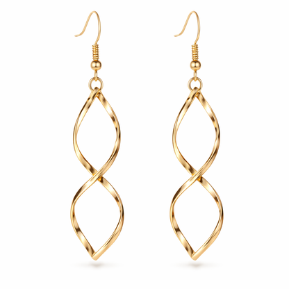 Aretes Colgantes Espiral