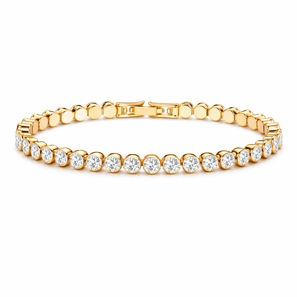 Pulsera Tennis Corte Redondo