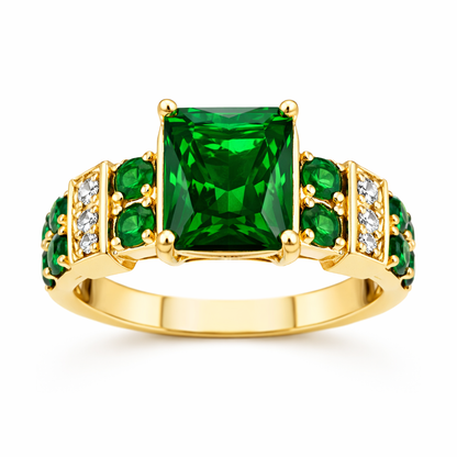 Anillo Esmeralda Exquisito