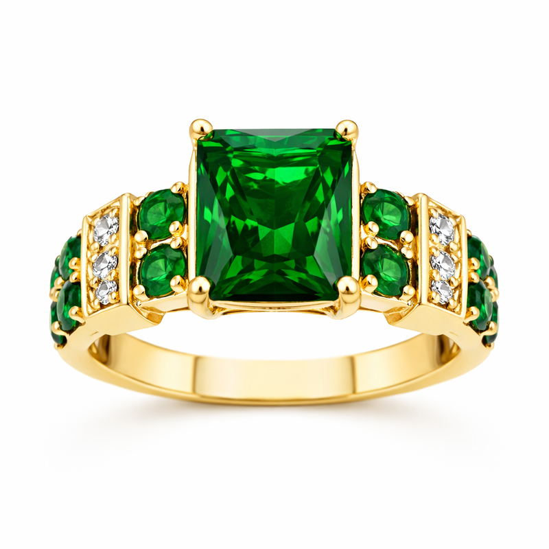 Anillo Esmeralda Exquisito