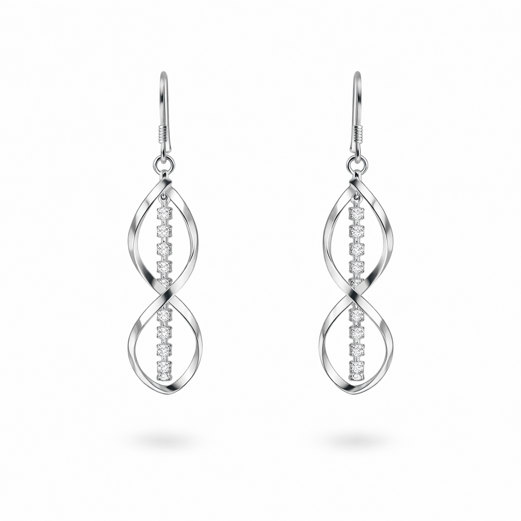 Aretes Espiral Rayo de Sol