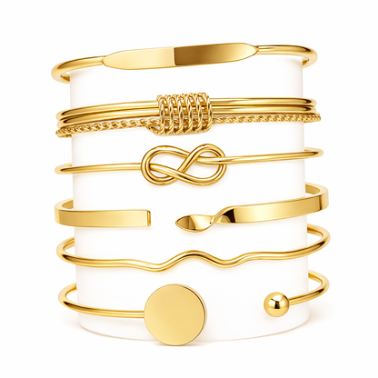 Set de Pulseras Elegancia Nudo