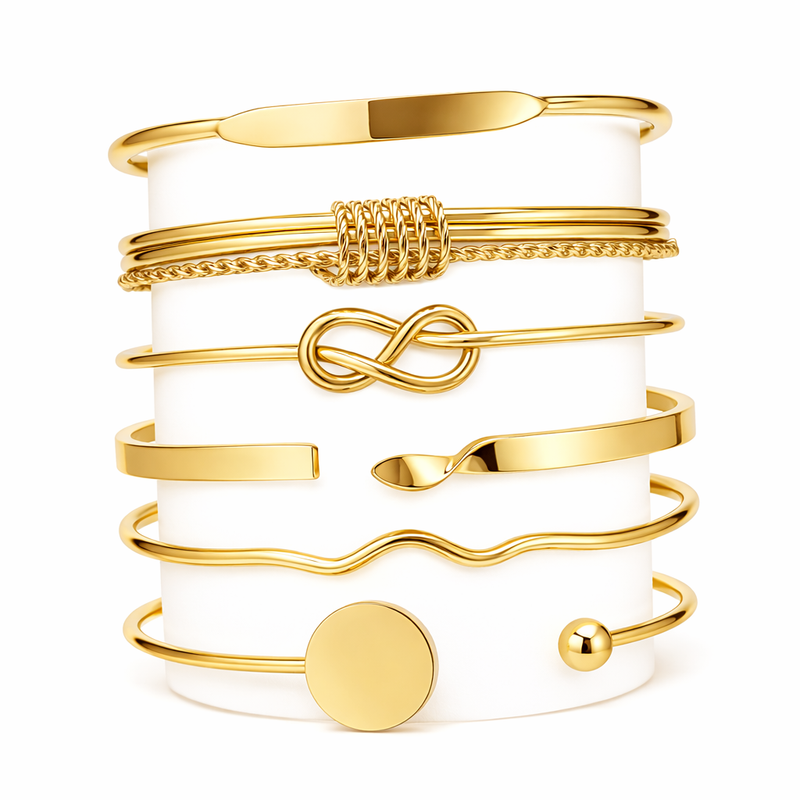 Set de Pulseras Elegancia Nudo