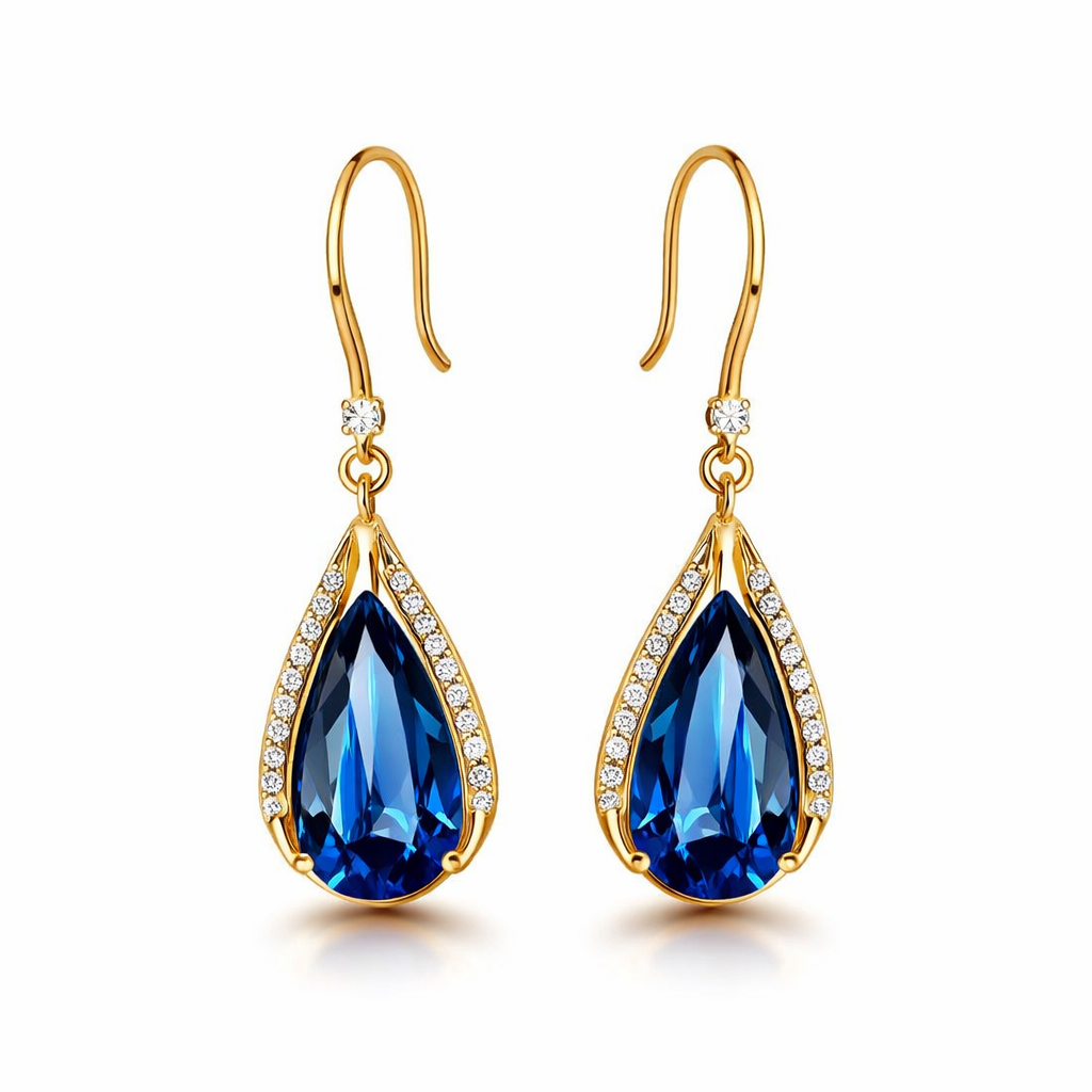 Aretes Lágrima Azura