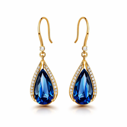Aretes Lágrima Azura