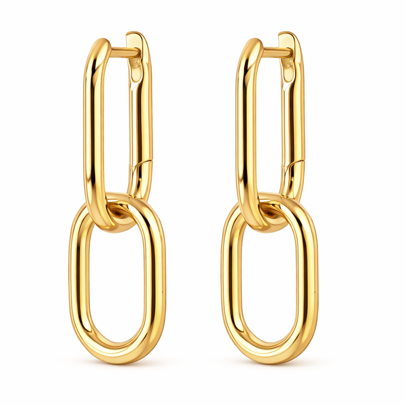 Aretes Argolla con Colgante de Argolla