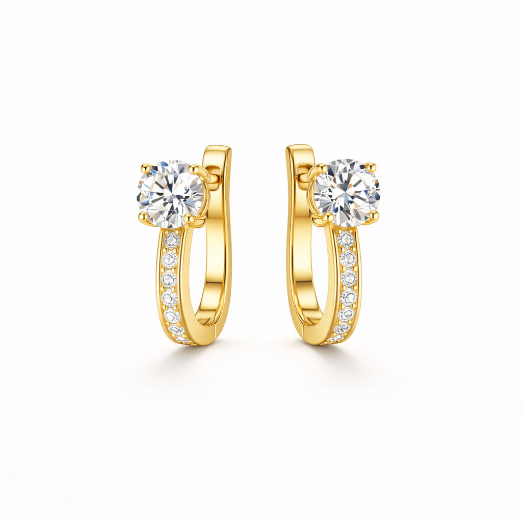 Aretes Mini Argollas Canal