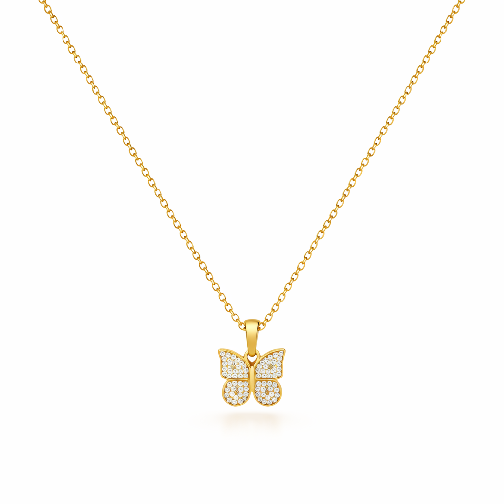 Collar Mariposa Brillante