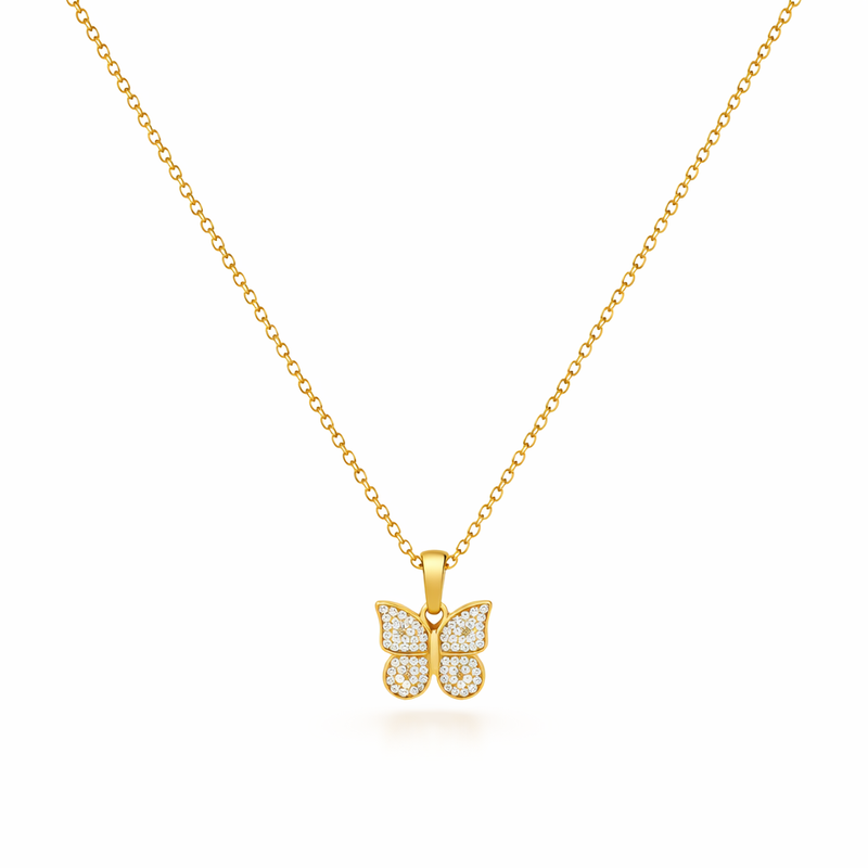 Collar Mariposa Brillante