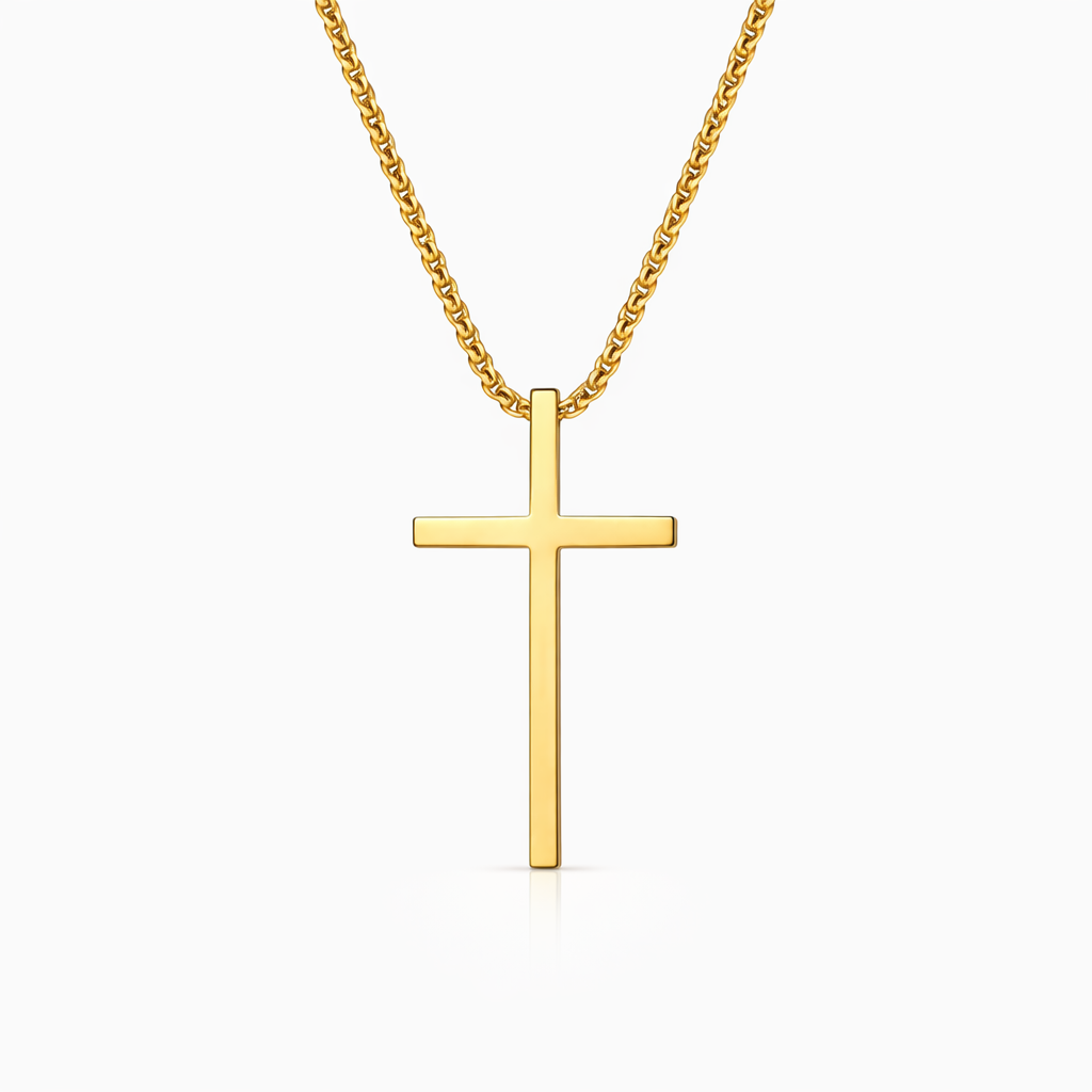 Collar Cruz con Marco