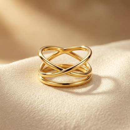 Anillo Envolvente Minimalista de Oro