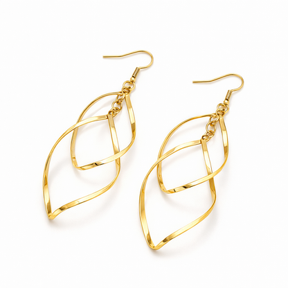 Aretes Colgantes en Capas Minimalistas