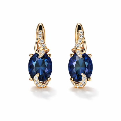 Aretes Colgantes Medianoche Real