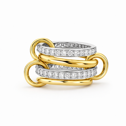 Anillos Apilables Trenzados