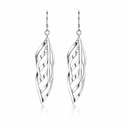 Solenne Aretes Ola Trenzada