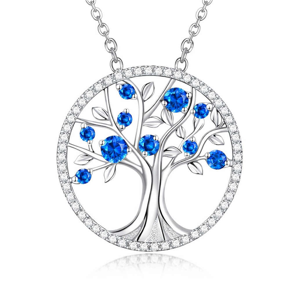 Collar Árbol de la Vida de Zafiro