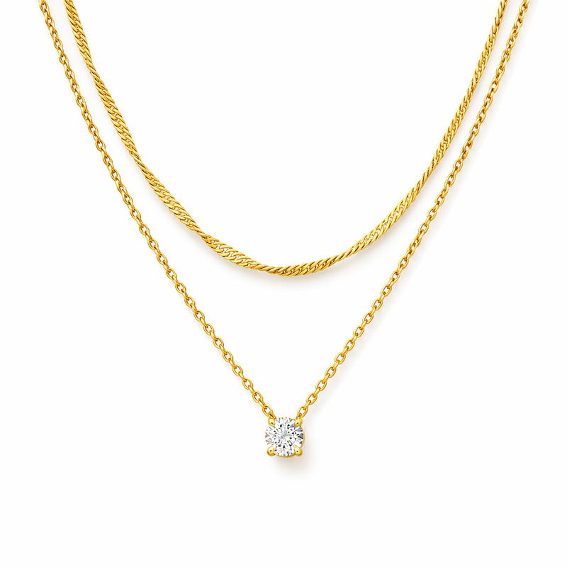 Collar en Capas Halo