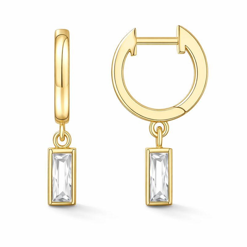 Aretes Colgantes Barra