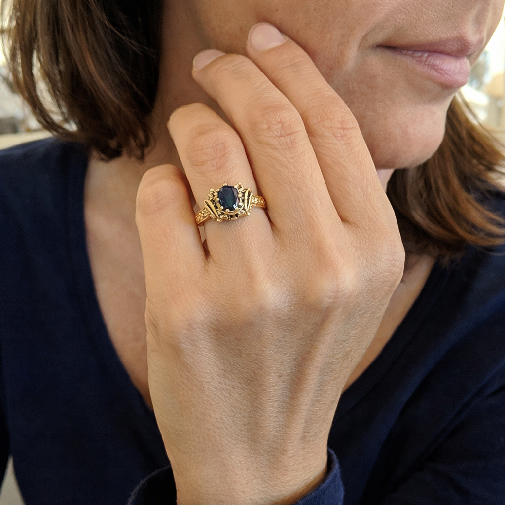 Anillo Vionne Saphirae II
