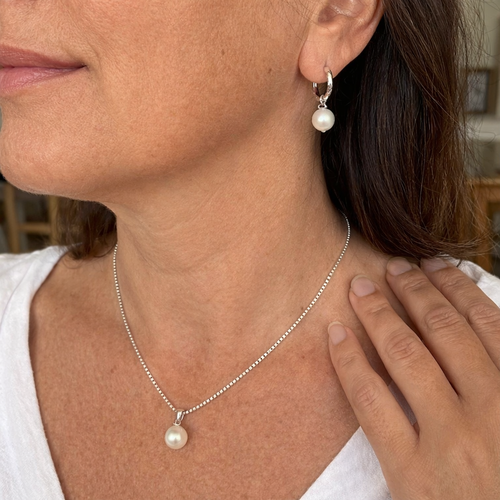 Set de Joyas Gracia Dorada con Perlas