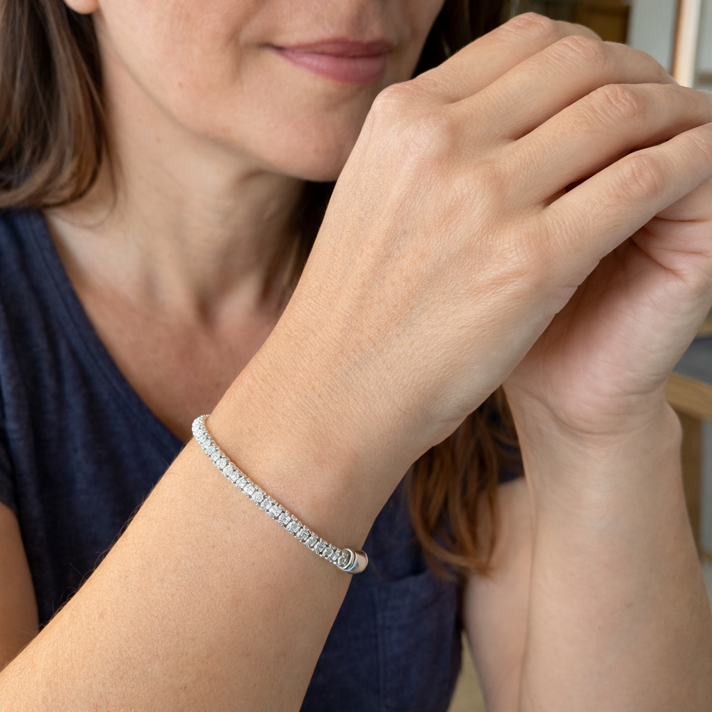 Pulsera Cubana Pavé