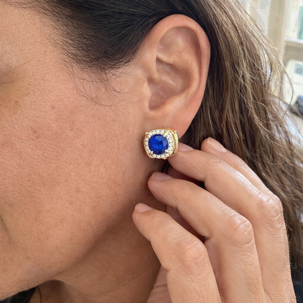 Aretes de Zafiro Nadine