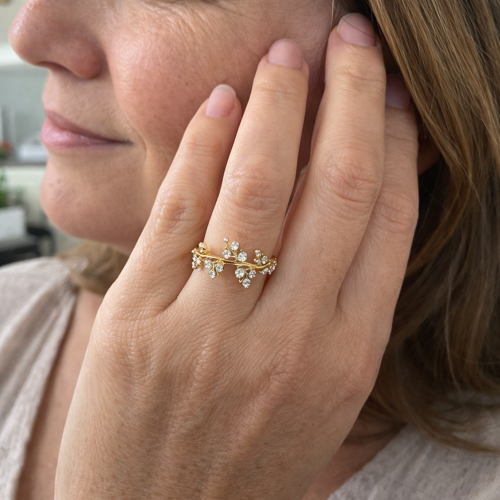 Anillo Enredadera Elegante