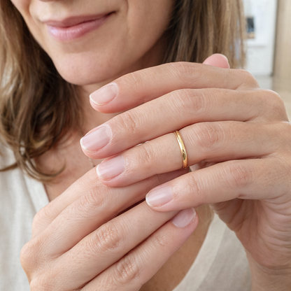 Anillo Cúpula Fino