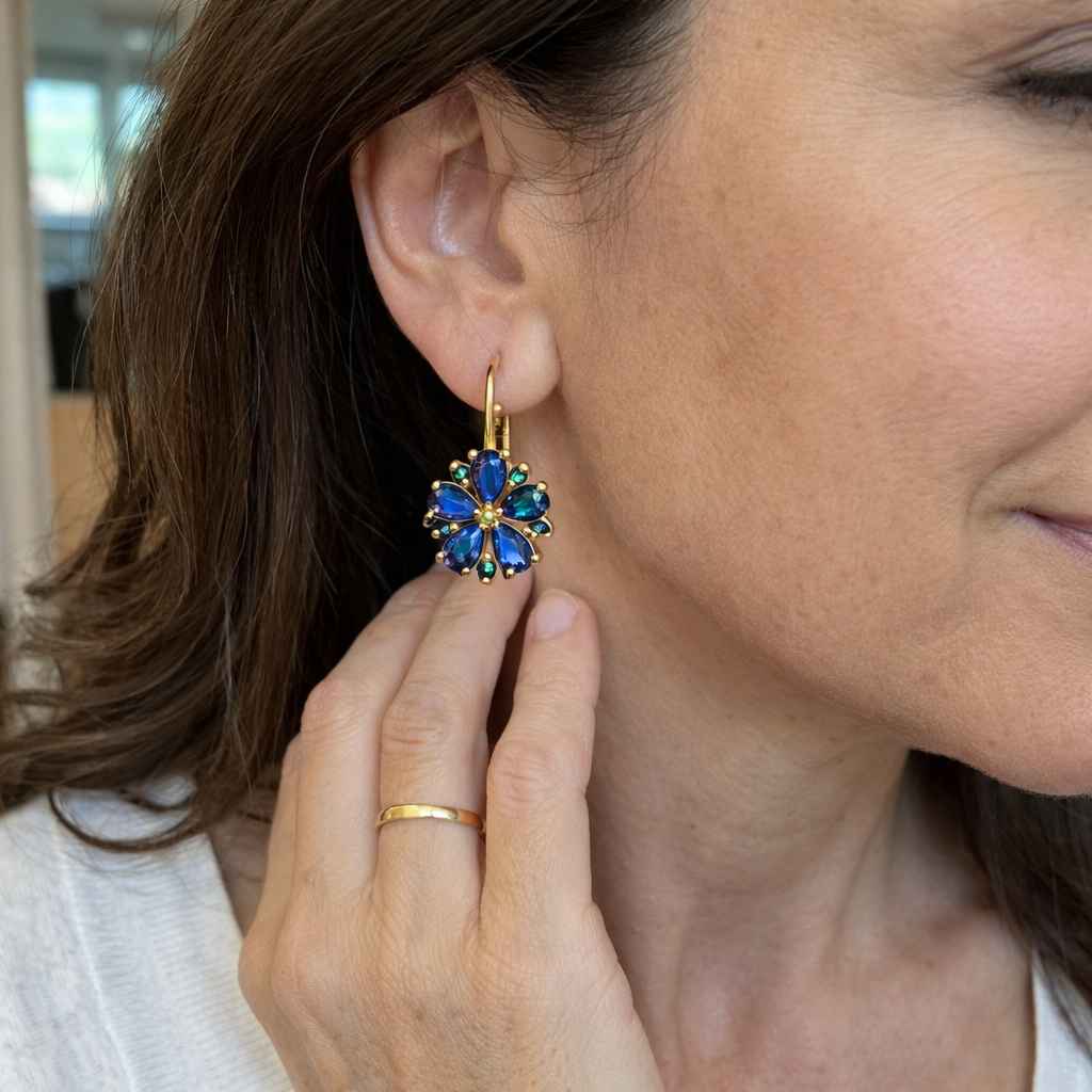 Aretes Flor Calina