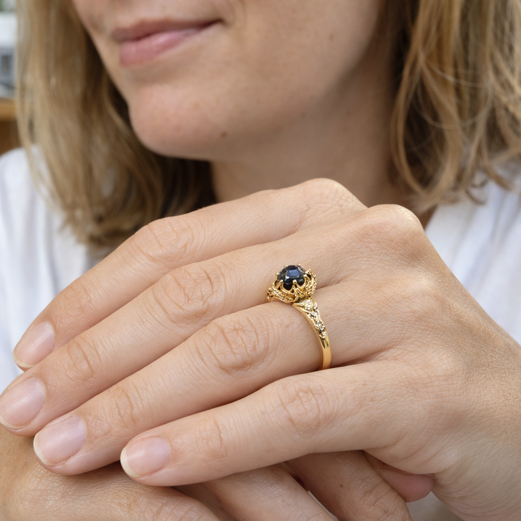 Anillo Vionne Saphirae