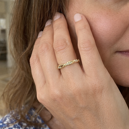 Anillo Detalle Dos Estilos