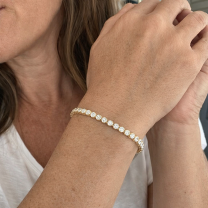 Pulsera Tennis Corte Redondo