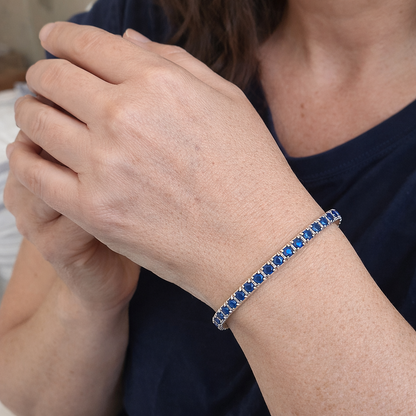 Pulsera Tenis de Zafiro