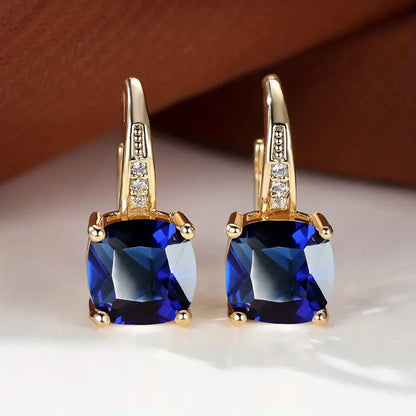 Aretes Argolla con Piedra Misteriosa