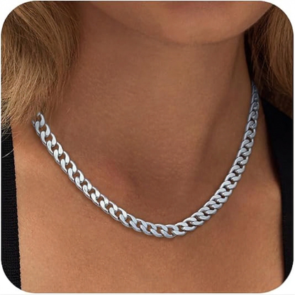 Collar Eslabón Cubano Grueso
