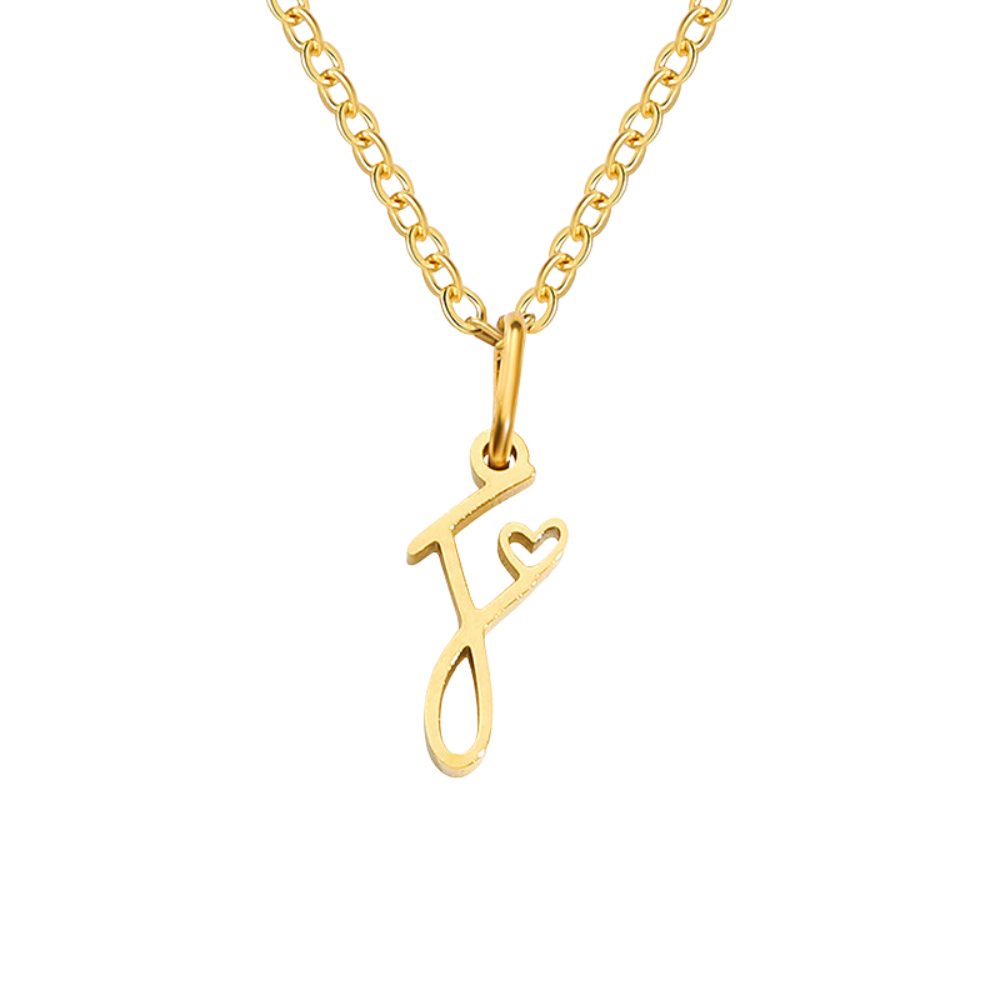 Collar con Inicial Corazón