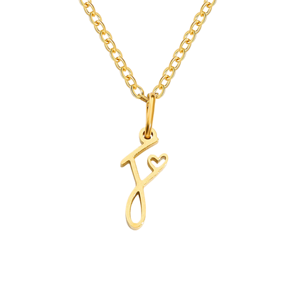 Collar con Inicial Corazón