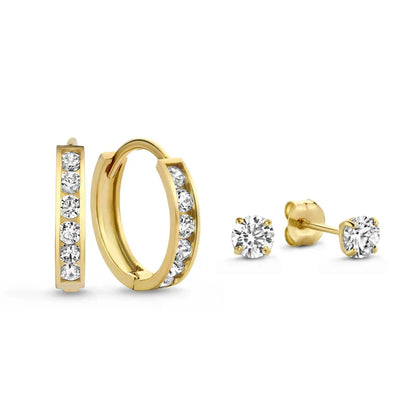 Dara Brillane Set de Aretes con Piedra