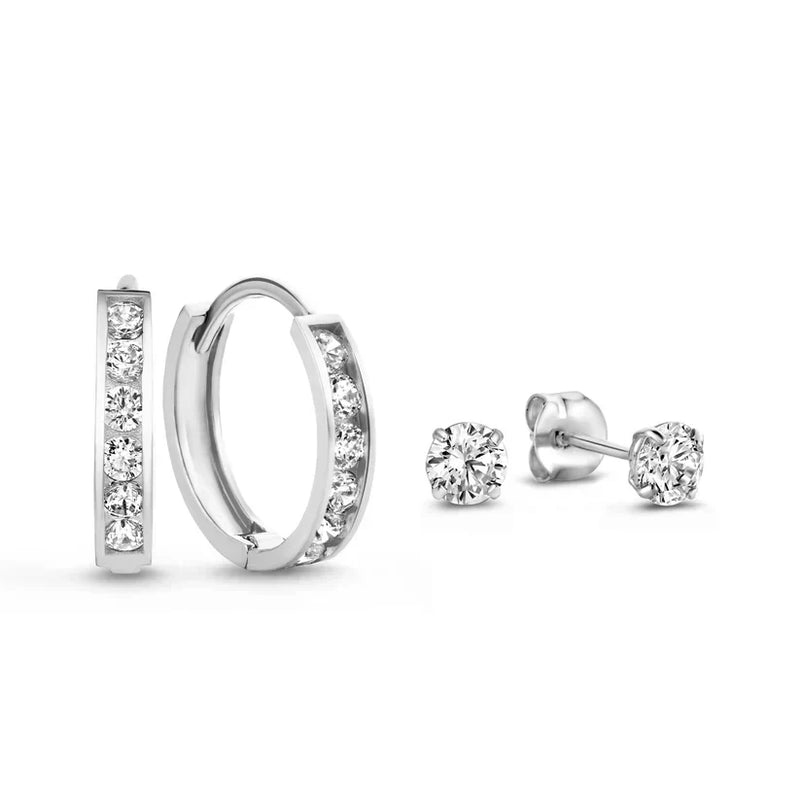 Dara Brillane Set de Aretes con Piedra