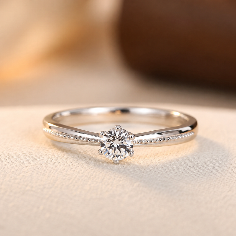 Anillo Solitario Clara Signature