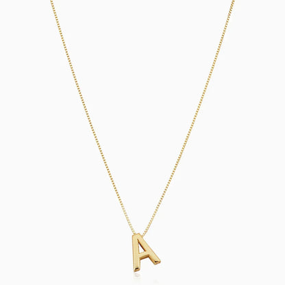Collar con Inicial Letra de Amor