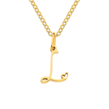 Collar con Inicial Corazón