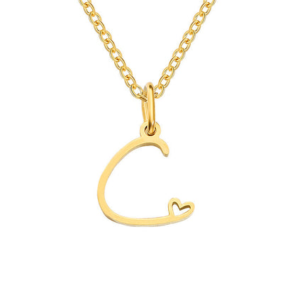Collar con Inicial Corazón