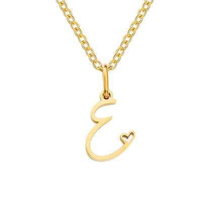 Collar con Inicial Corazón