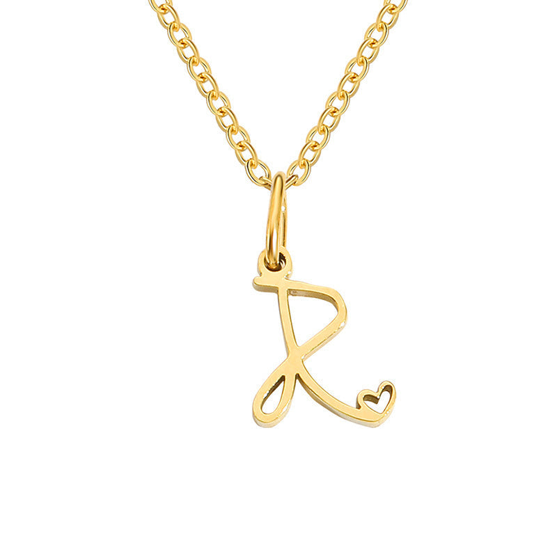 Collar con Inicial Corazón