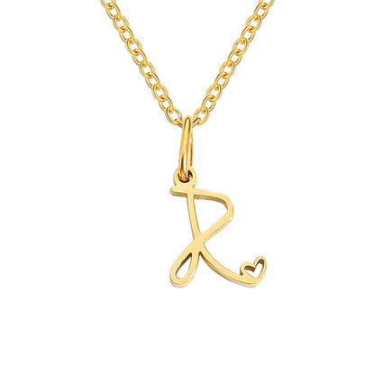 Collar con Inicial Corazón