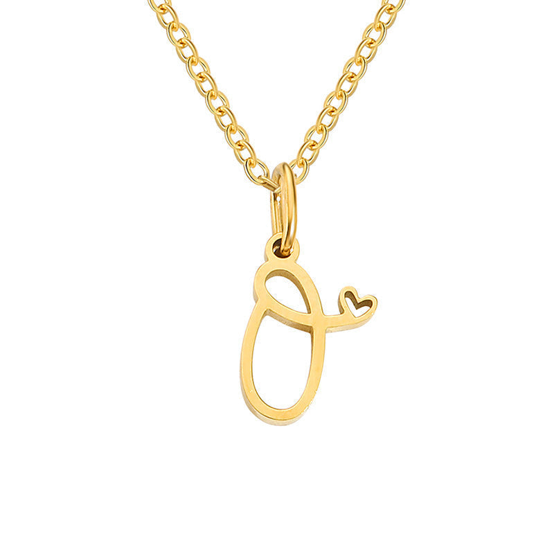 Collar con Inicial Corazón